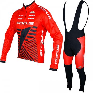 2017 Maglia Focus XC ML rosso